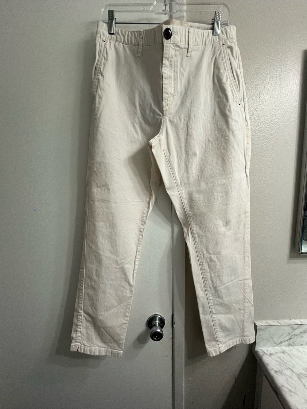 Michael Kors Cream Casual Chinos